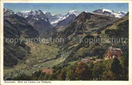 12334391 Braunwald GL Blick Auf Linthal Und Toedlkette Braunwald - Sonstige & Ohne Zuordnung