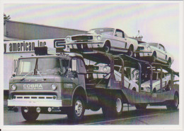 CAMION FORD TRUCK LIVRAISON FORD MUSTANG SHELBY GT 350 (1965) - Carte Postale 10X15 CM NEUF - PKW