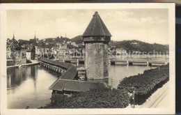 12334311 Luzern LU Kapellbruecke Und Wasserturm Luzern - Autres & Non Classés