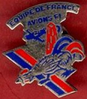 ** PIN' S  EQUIPE  De  FRANCE  AVIONS  F 1 ** - Avions