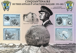 TAAF 2005 - Cinquantenaire Des TAAF - Feuillet Neuf - N° BF 13 - Cote 8,00 Euros - Unused Stamps