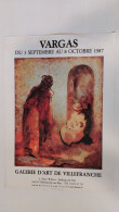 Affiche VARGAS Galerie D'art De Villefranche 1987 - Manifesti