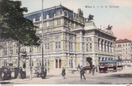 Austria Oostenrijk Wien Hofoper Tram 1915 - Strassenbahnen