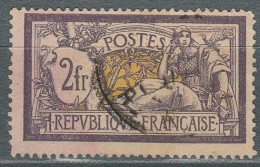 France N° 122 Type Mercure 2 F Violet Et Jaune - Gebruikt