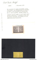 1852 PARMA 5 Cent Giallo N° 1a Coppia Con Interspazio Di Gruppo  MNH** - Parma