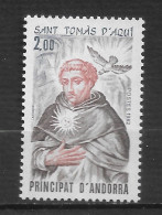 ANDORRE FRANÇAIS N° 309  " SAINT THOMAS " - Gebraucht