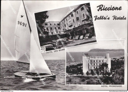 Cd690 Cartolina Riccione Fabbris Hotel Provincia Di Rimini Emilia Romagna - Rimini