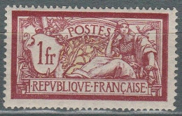 France N° 121 ** Type Mercure 1 F Lie De Vin Et Olive - Unused Stamps