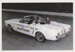 FORD MUSTANG CABRIOLET INDIANAPOLIS - Carte Postale 10X15 CM NEUF - Voitures De Tourisme