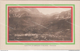 Ao31 Cartolina Cortina D'ampezzo Italiana Panorama Belluno - Belluno