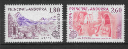 ANDORRE FRANÇAIS N° 313/14  "  EUROPA " - Usados