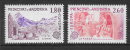ANDORRE FRANÇAIS N° 313/14  "  EUROPA " - Used Stamps