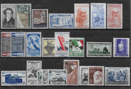 REPUBBLICA 1952 ANNATA COMPLETA ** MNH LUSSO 24 VALORI C1918 - 1946-60: Neufs