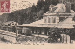 PLOMBIERES /les BAINS : Daguin Sur La Gare De La Station. (TTB) - Cartas & Documentos