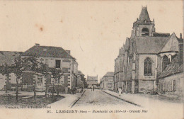 TE 1-(60) LASSIGNY - BOMBARDE EN 1914/1915 - GRANDE RUE - 2 SCANS - Lassigny