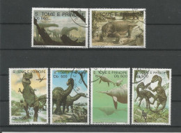 St Tome E Principe 1993 Prehistoric Fauna  Y.T. 1180/1184  (0) - Sao Tome Et Principe