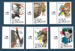 Série Personnages Célèbres 1992 (YT 2747/52) - "Musiciens" - Neufs Sans Trace De Charnière - Unused Stamps