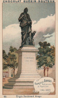 TE 6- " STATUES DE PARIS " - FRANCOIS ARAGO - CARTE PUBLICITAIRE CHOCOLAT GUERIN BOUTRON - Guerin Boutron