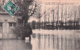 Saint Cloud   - Inondation Janvier 1910 - Restaurant De La Cascade  Et Allée Du Parc -   CPA °J - Saint Cloud