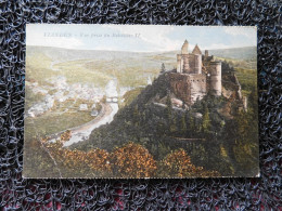 Vianden, Vue Prise Du Belvédère, Colorisée   (X20) - Vianden