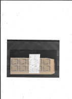 COLONIES FRANCAISES N° TAXE 6 + 2 BLOCS DE 4 + 2 PIECES - Other & Unclassified