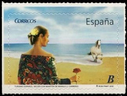 España 2010 Edifil 4532 Sello ** Turismo Mujer Con Mantón De Manila  (J. Carrero) Spain Stamps Timbre Espagne Briefmarke - Ongebruikt