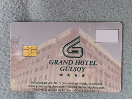 HOTEL KEYS - 2573 - TURKEY - GRAND HOTEL GÜLSOY - Chiavi Elettroniche Di Alberghi