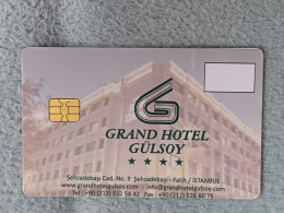 HOTEL KEYS - 2573 - TURKEY - GRAND HOTEL GÜLSOY - Hotelkarten