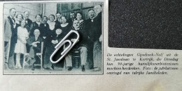 KORTRIJK 1933 / GOUD VOOR DE ECHTELINGEN GIJSELINCK - NOLF UIT DE ST. JANSLAAN - Sin Clasificación