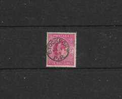 GREAT BRITAIN COLLECTION.  1902 5/-. STOCKPORT P.P. CANCEL - Used Stamps