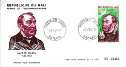 Mali A 115 Fdc Alfred Nobel , Chimie , Dynamite Tnt - Nobelpreisträger