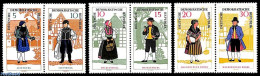 Germany, DDR 1966 Costumes 3x2v [:], Mint NH, Various - Costumes - Neufs