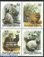 Marshall Islands 1995 Cats 4v [+], Mint NH, Nature - Cats - Other & Unclassified