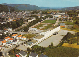 TE 15-(65) BAGNERES DE BIGORRE - LE LYCEE VICTOR DURUY - GYMNASE , TERRAIN DE SPORT - VUE GENERALE DE BAGNERES - Bagneres De Bigorre