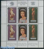 Aitutaki 1978 Silver Anniversary Of Coronation M/s, Mint NH, History - Kings & Queens (Royalty) - Case Reali