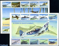 Kiribati 1993 End Of World Wat II 20v SPECIMEN (2 M/s), Mint NH, History - Transport - World War II - Aircraft & Aviat.. - Guerre Mondiale (Seconde)