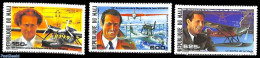 Mali 1986 Jean Mermoz 3v, Mint NH, Transport - Aircraft & Aviation - Vliegtuigen