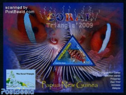 Papua New Guinea 2009 Coral Triangle S/s, Mint NH, Nature - Fish - Fishes