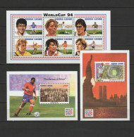 Sierra Leone 1994 Football Soccer World Cup Sheetlet + 2 S/s MNH - 1994 – Vereinigte Staaten