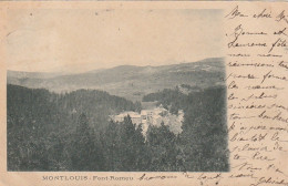 TE 16-(66) MONTLOUIS - FONT ROMEU - VUE PANORAMIQUE - 2 SCANS - Autres & Non Classés