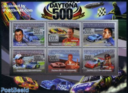 Guinea, Republic 2008 Daytona 500 6v M/s, Mint NH, Sport - Transport - Autosports - Sport (other And Mixed) - Automobi.. - Coches