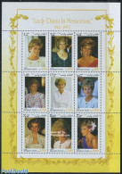 Afghanistan 1998 Princess Diana 9v M/s, Mint NH, History - Charles & Diana - Kings & Queens (Royalty) - Familias Reales