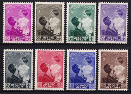Belgica, 1937 Y&T. 447 / 454, MNH. - Nuovi