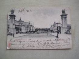 Carte Postale Ancienne 1903 PARIS Avenue Nicolas II - Cartas Panorámicas