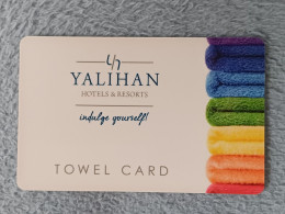 HOTEL KEYS - 2577 - TURKEY - YALIHAN HOTELS - Hotel Keycards