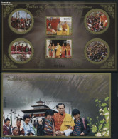 Bhutan 2015 Father Of Gross National Happiness 2 S/s, Mint NH, History - Various - Politicians - Folklore - Bhoutan