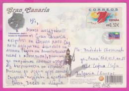 293758 / Spain - Urbanizacion , Playa Y Maspalomas Gran Canaris PC 2004 USED **0.52 € Stamps Franking Labels , Flamme... - Storia Postale