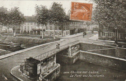 TE 23-(71) CHALON SUR SAONE - LE PONT DES FAINEANTS - 2 SCANS - Chalon Sur Saone