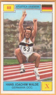 88 ATLETICA LEGGERA - HANS JOACHIM WALDE, GERMANIA OCC. WEST GERMANY - FIGURINA PANINI CAMPIONI DELLO SPORT 1969-70 - Atletiek