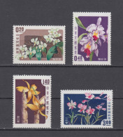 China Taiwan 1958 Orchids Flowes Stamp Set,Scott# 1189-1192, MNH,OG,VF - Nuovi